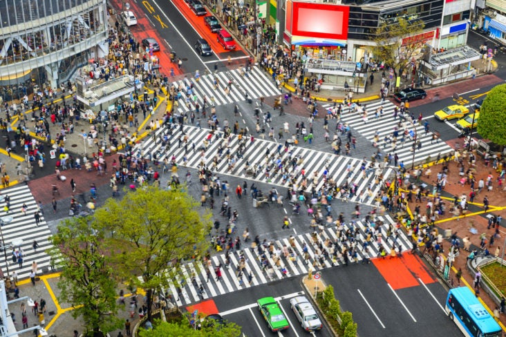Busy People Walking