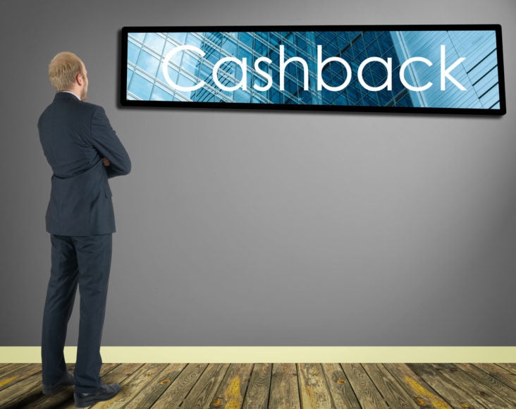 Guy Appreciating Cash Back