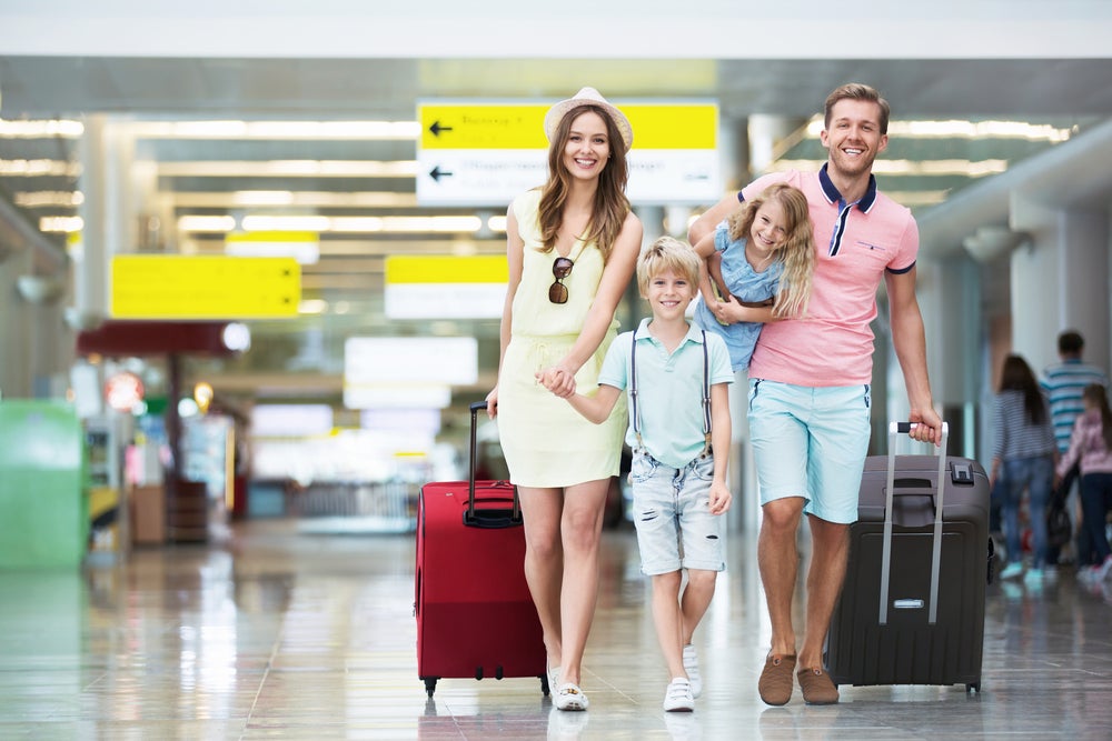 Family Preparing to Travel Together
