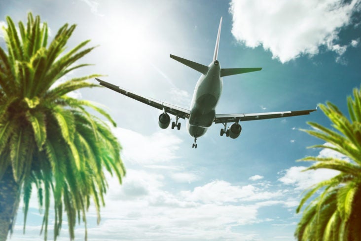 Flying to Caribbean Fly to the Caribbean