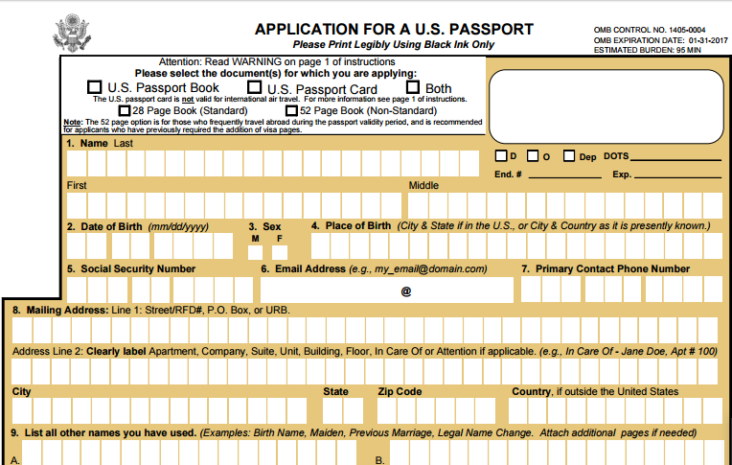 Definitive Us Passport Application Guide For First Timers 2020 0303