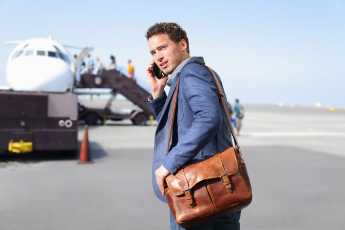 Business Man Traveling Again