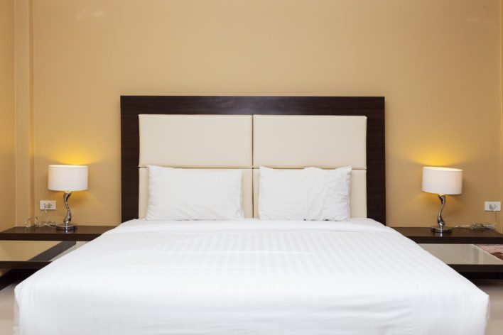 Comfy King Sized Bed at a Hotel