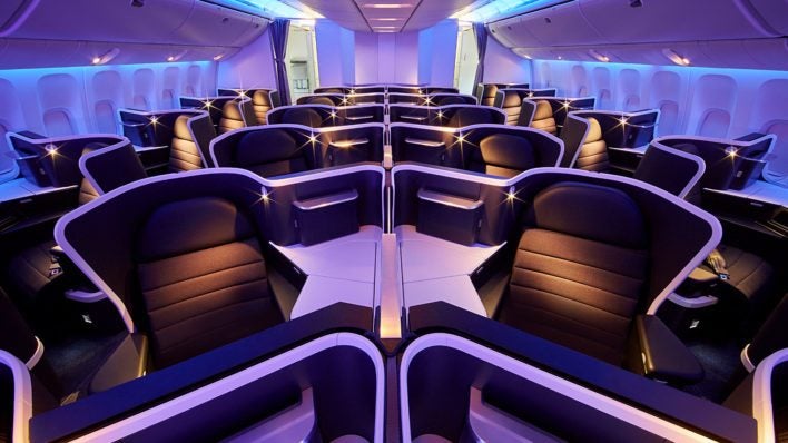 Virgin Australia business class