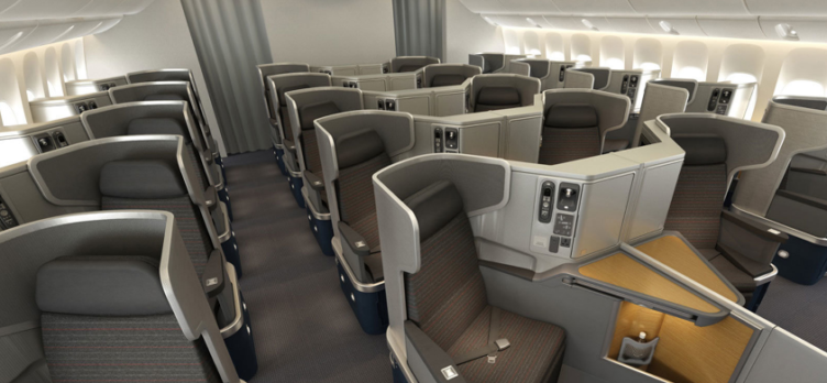 american airlines business class 777