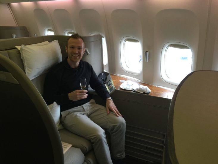 Cathay Pacific First Class Seat