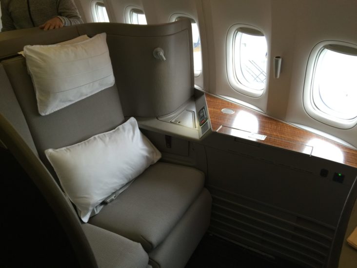 Cathay Pacific 777 First Class