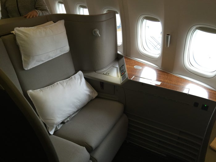 Cathay Pacific 777 First Class