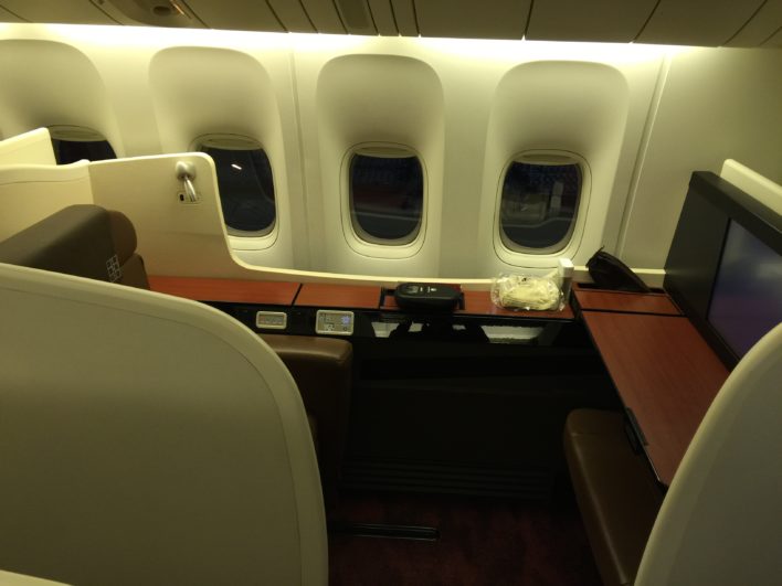 japan airlines first class 777