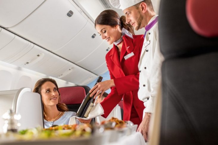 Austrian Airlines business class