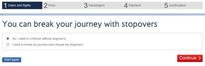 british airways rewards