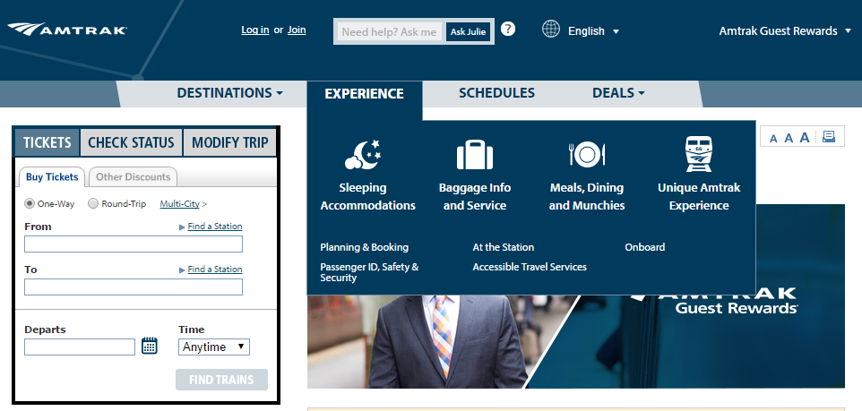 Redeem Bank Points For Amtrak Up To 1 64 Cents Per Point Milenomics