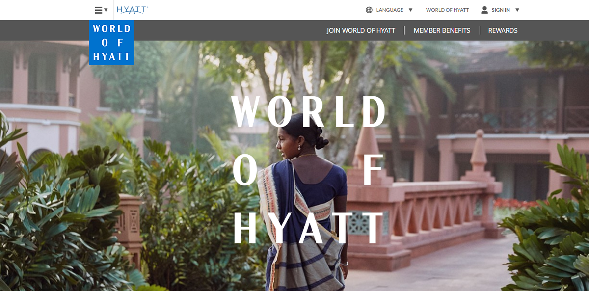 World of Hyatt loyalty program