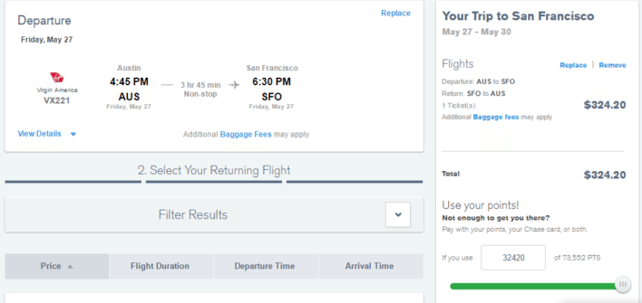 chase travel rewards