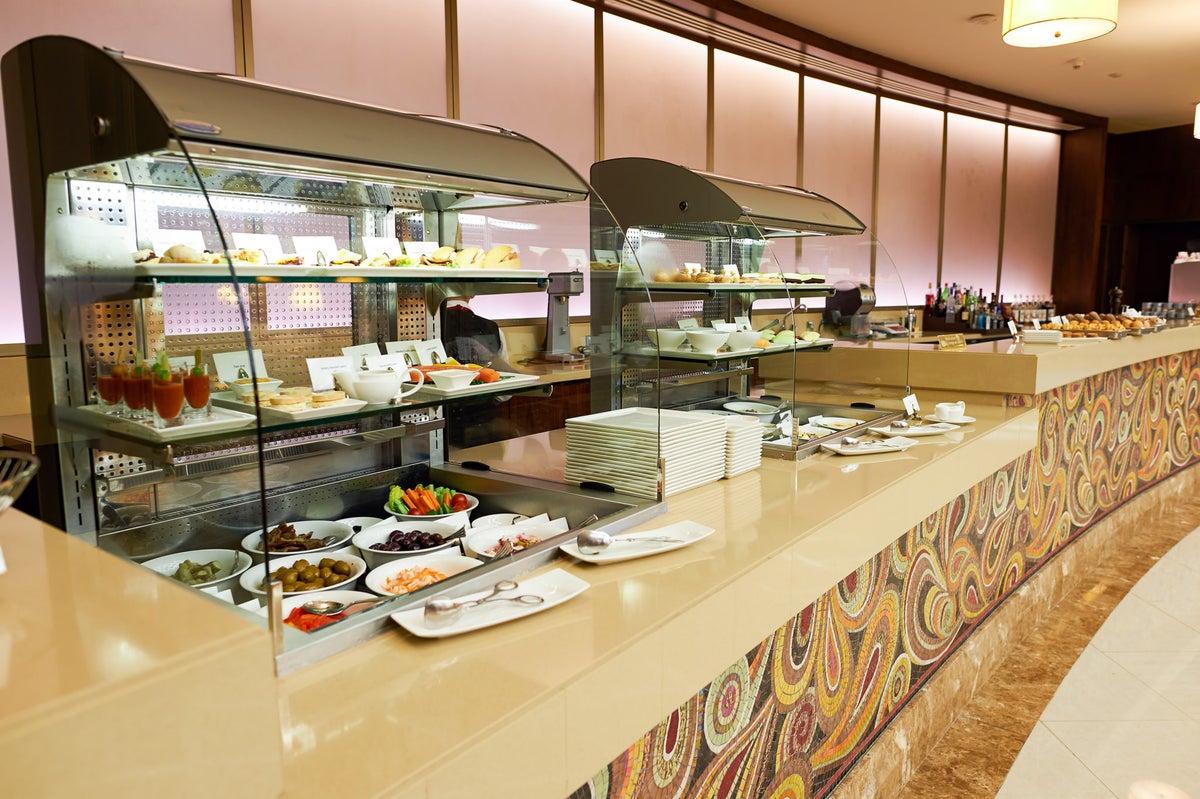 Emirates First Class Lounge Dining