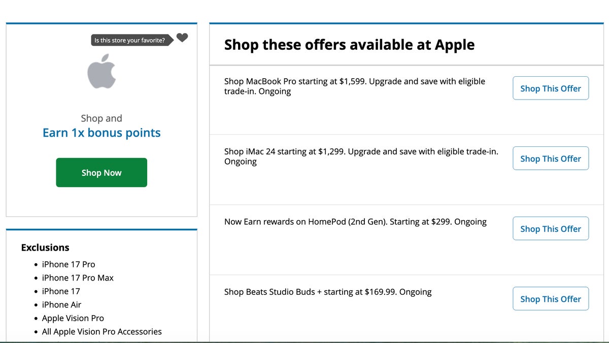 Shop Through Chase Sears Chase shop and earn retail page