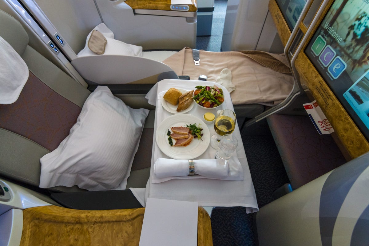 Emirates Business Class Bed