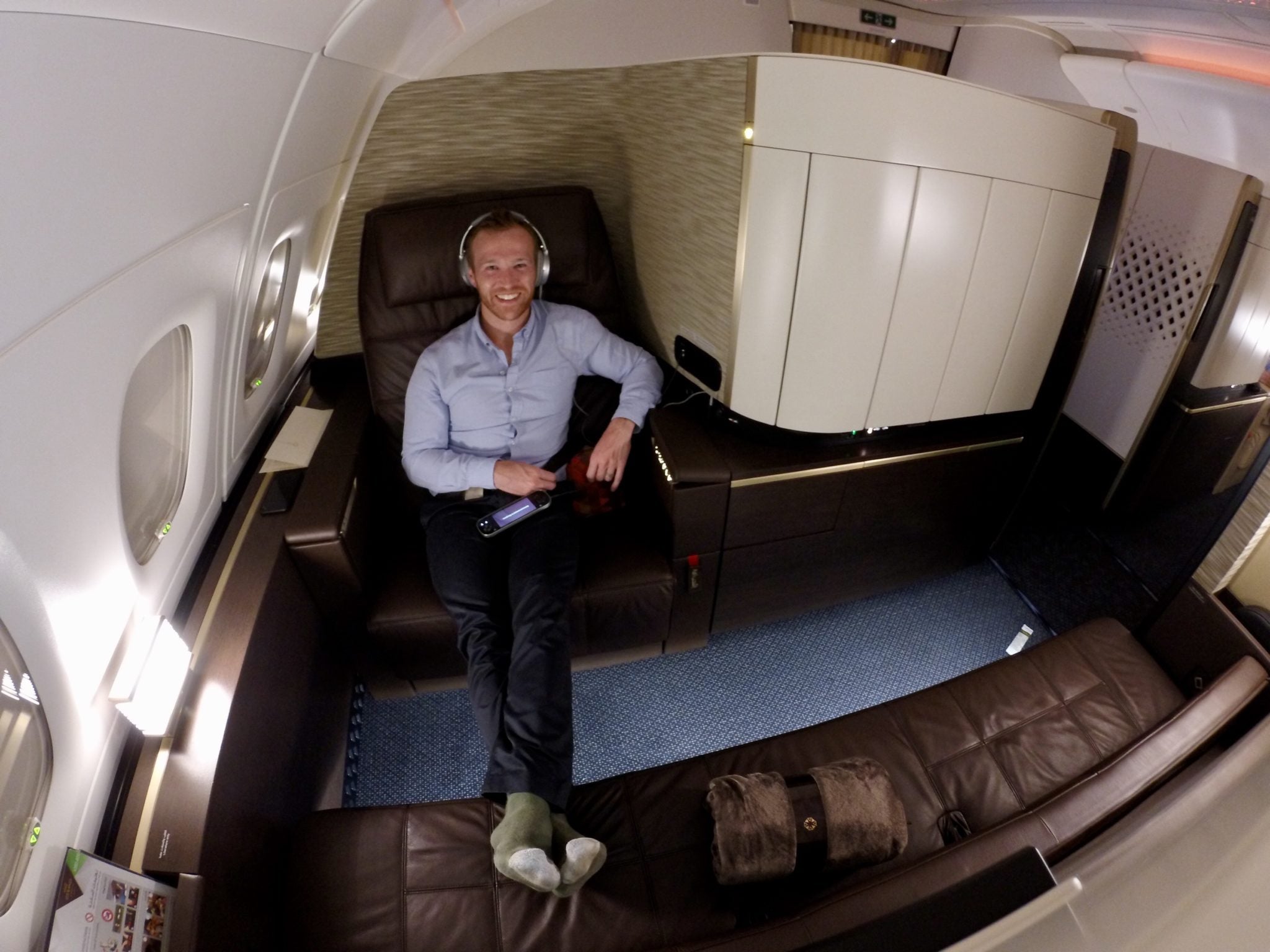 Etihad First Class 777 Top View