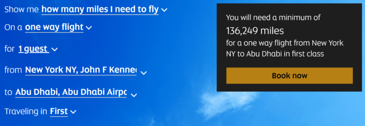 Book Etihad First Class Online