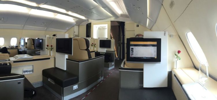 Lufthansa First Class Cabin