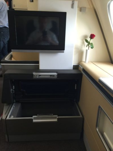 Lufthansa First Class Seat