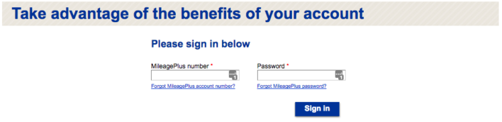 united shopping login 2