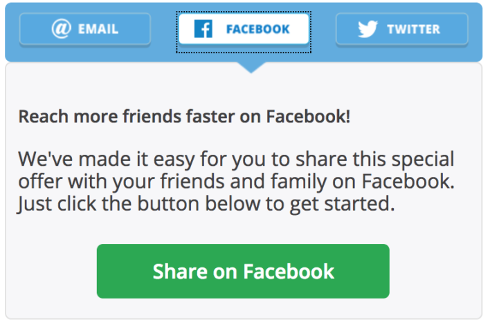 Chase Facebook Referral