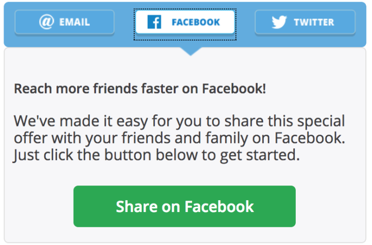 Chase Facebook Referral