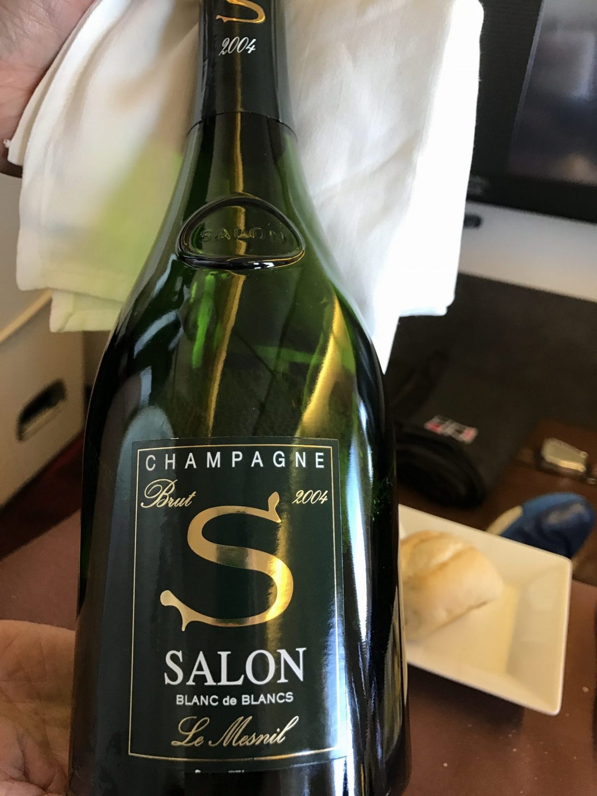 JAL First Class Champagne