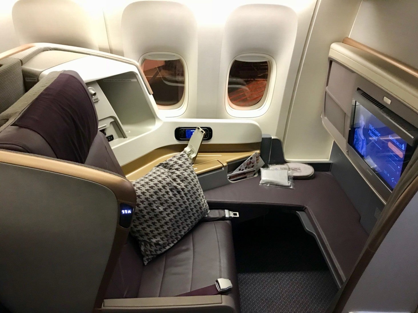 singapore airlines business travel