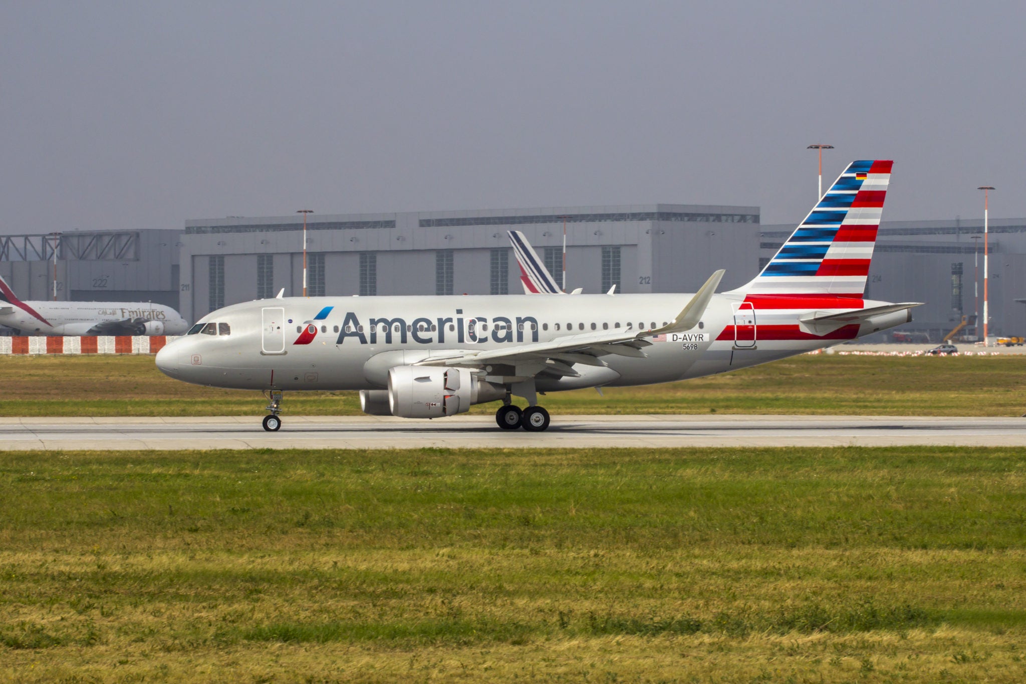 American Airlines A319 Taxiing