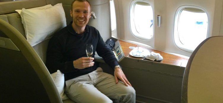 Cathay Pacific First Class Seat