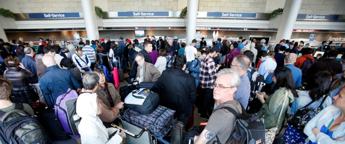 Crowded Airport