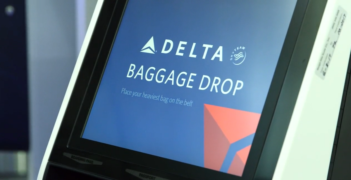 Delta Self Service Baggage Drop