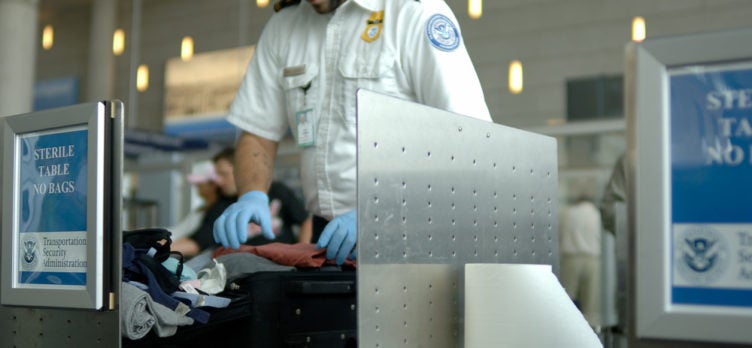 TSA Bag Search, Security
