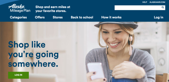 Alaska Mileage Plan Shopping Portal