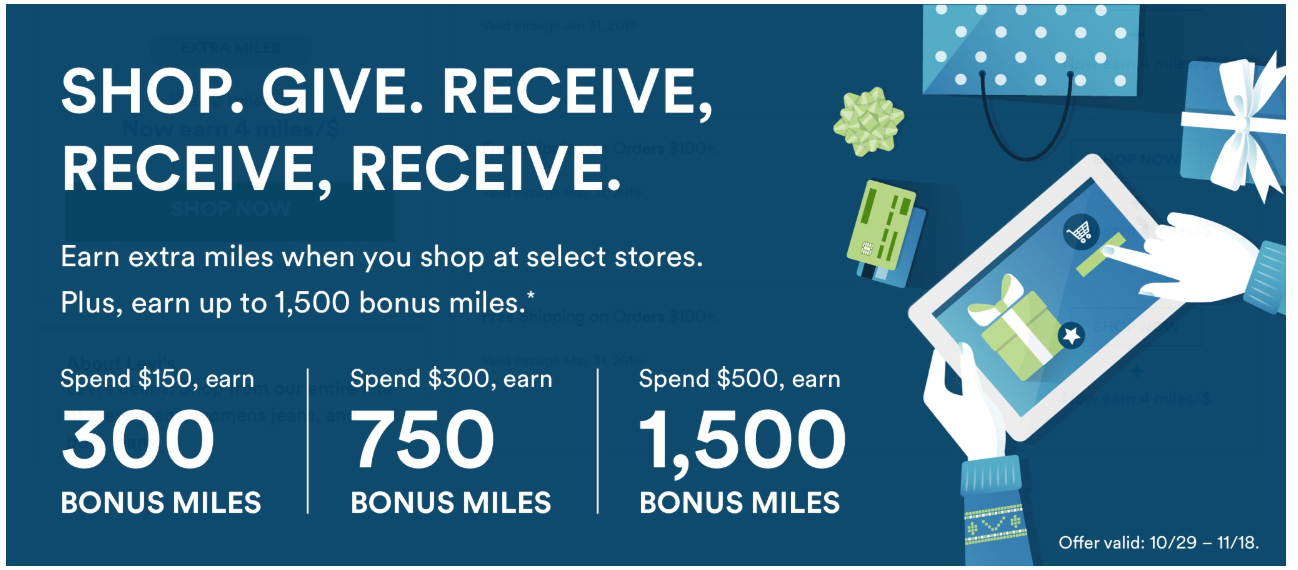 Alaska Mileage Plan Shopping Portal Bonus Miles Offer