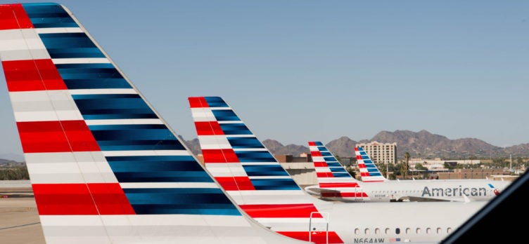 American Airlines Planes At Gate
