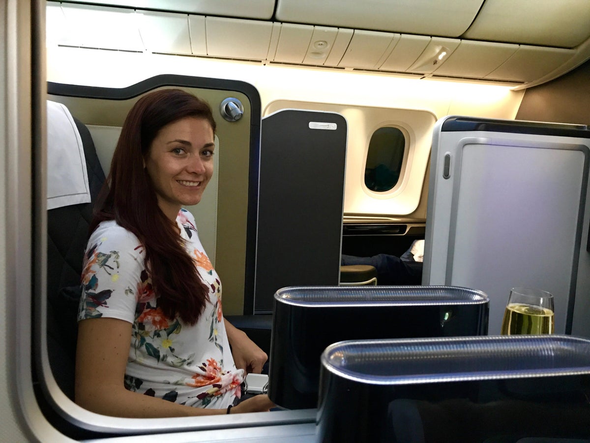 British Airways First Class 787-9 Middle Seat