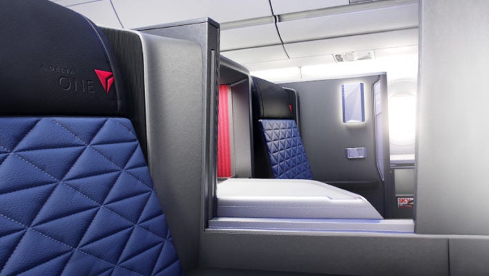 Delta One Suite Middle Seats