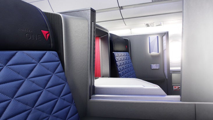 Delta One Suite Middle Seats