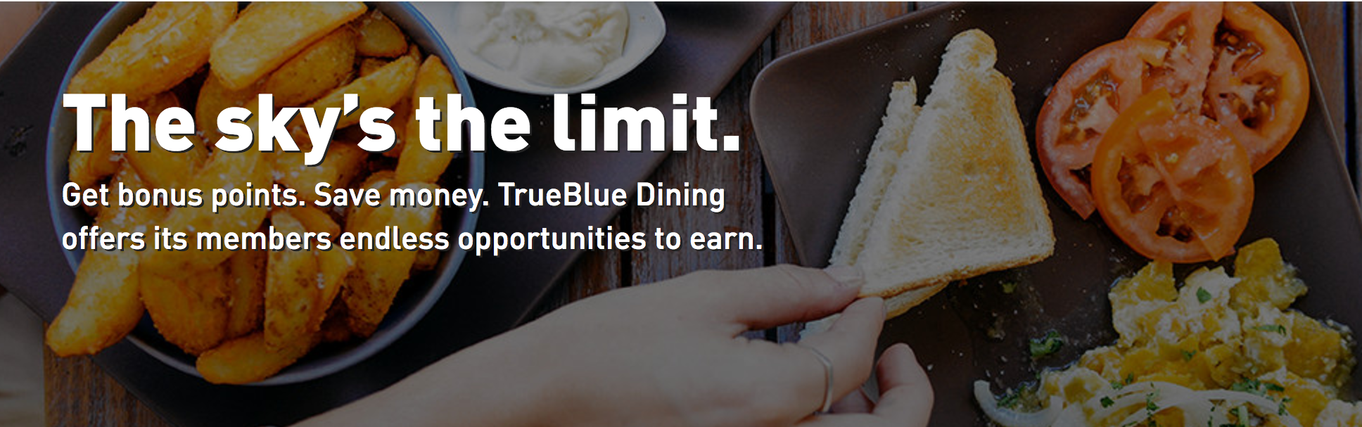 JetBlue TrueBlue Dining Program Membership Points