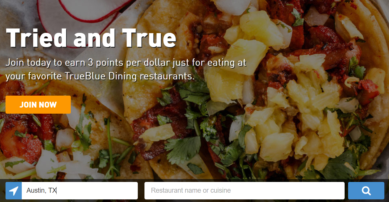 JetBlue Dining Program