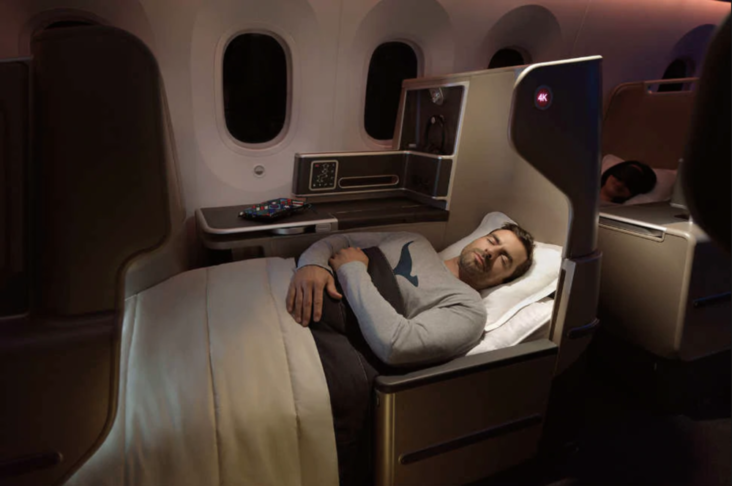 Qantas 787 Business Class