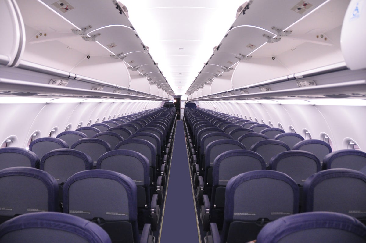 Spirit Airlines A320 Cabin Interior