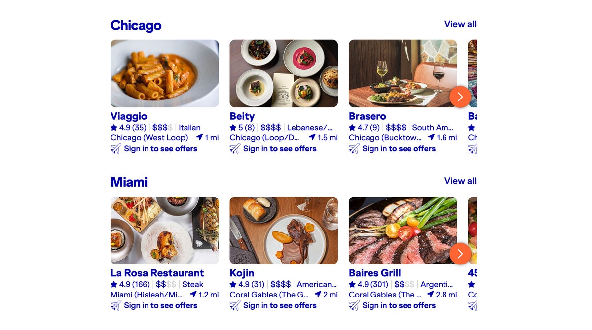 JetBlue Dining Program jetblue trueblue dining restaurans