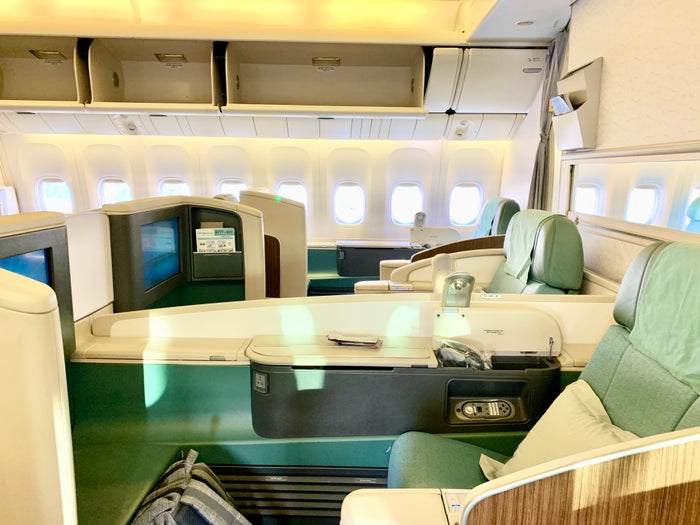 Korean Air 777 300ER First Class Open Seats Korean Air 777 300ER First Class Open Seats