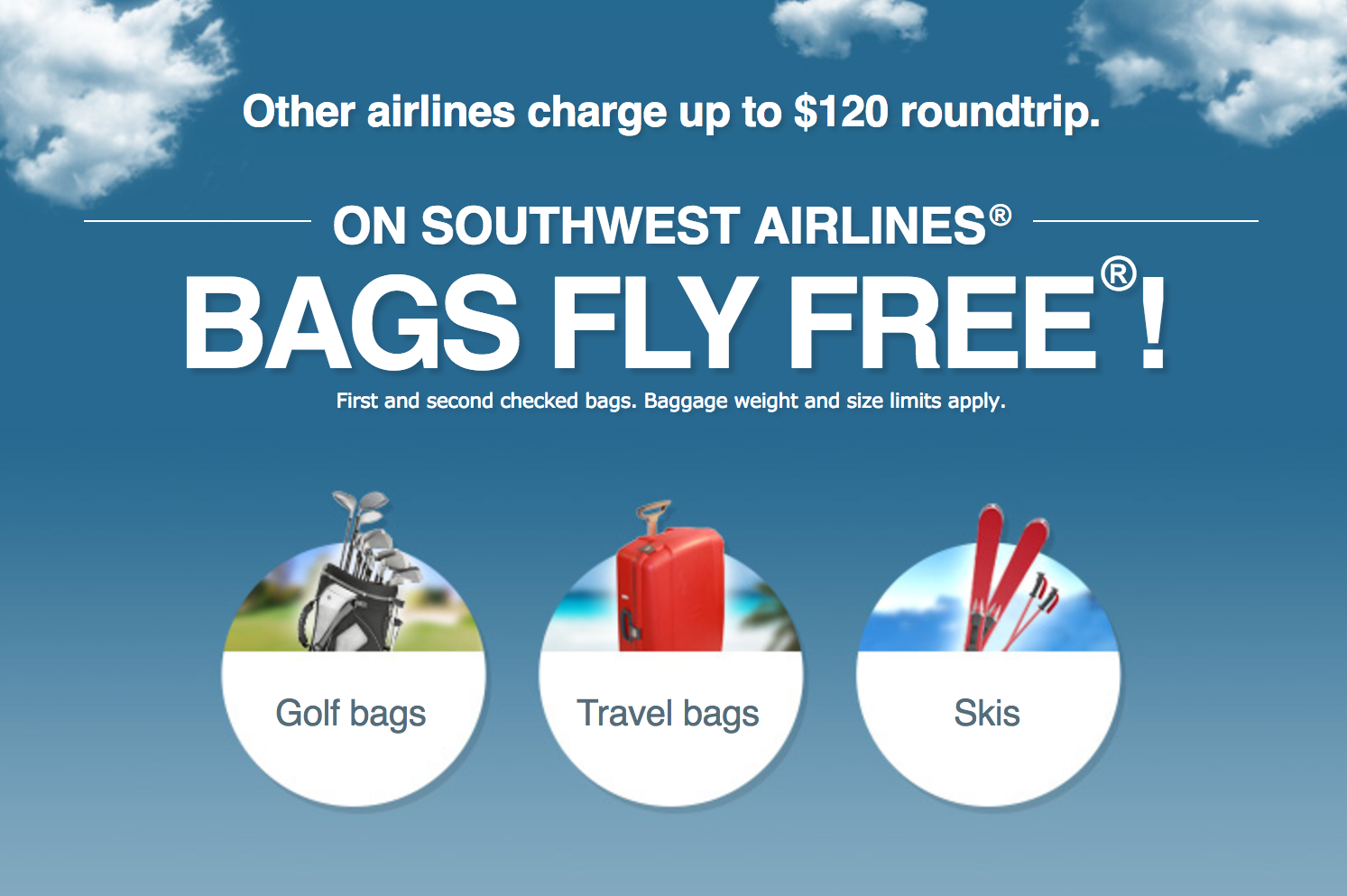 southwest extra baggage cost