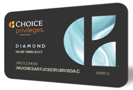 Choice Privileges Diamond member card