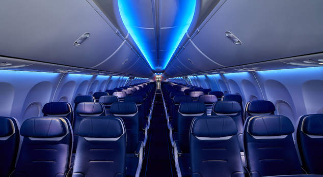 Southwest 737 MAX 8 Interior